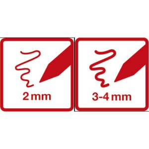 Doppelfasermaler 10 Stifte in 10 Farben sortiert