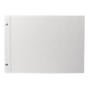 Album, weiss geschraubt, Querformat, DIN A4, 25 Blatt,...
