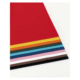 Tonzeichenpapier, 100 Bogen, 50 x 70 cm, 130 g/qm in 10 Farben sortiert
