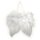 Engelflügel aus Federn, 10cm, SB-Btl 2Stück, weiß
