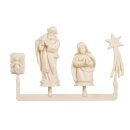 Krippenfiguren Heilige Familie + Komet, 20 mm