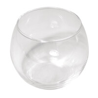 Glasgefäß, rund, 6,5 cm ø