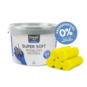 Creall&reg; Knete superweich gelb 1750 g. Leider bereits ausverkauft.