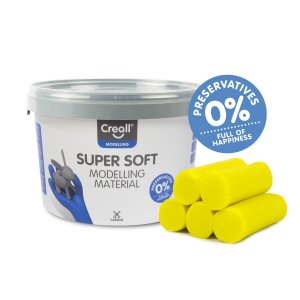 Creall® Knete superweich gelb 1750 g