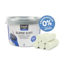 Creall® Knete superweich weiß 1750 g