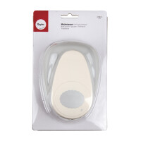 Motivstanzer: Oval mit Zierrand, 8cm, (3), SB-Blister 1Stück