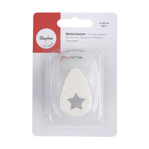 Motivstanzer: Stern, 1,6cm ø, (5/8), SB-Blister...