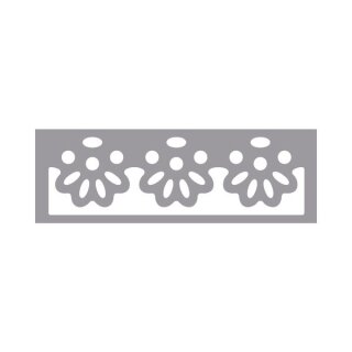Bordüren-Stanzer - Blüte, Geeignet für Karton bis 200g/m²