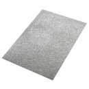 Crepla Platte Glitter, 30x45x0,2cm, silber