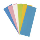 Wachsfolie Pastell-Töne, SB-Btl. 6 Farben sortiert, 20x6,5 cm
