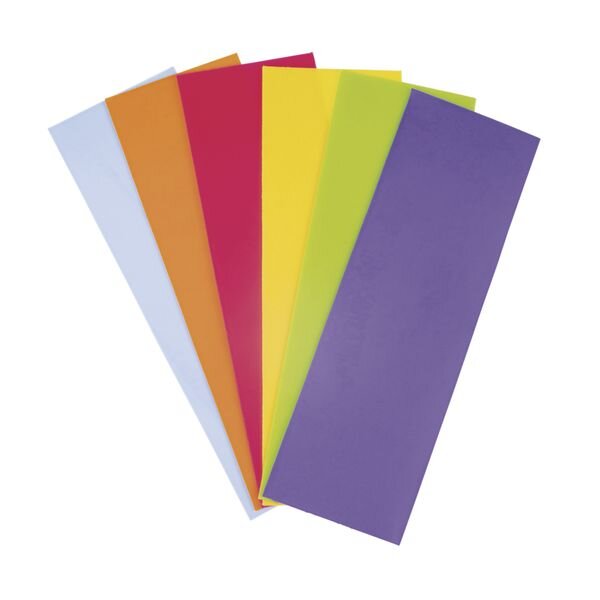 Wachsfolie Frühlingsset, 20x6,5cm, 6 Farben sort.,...