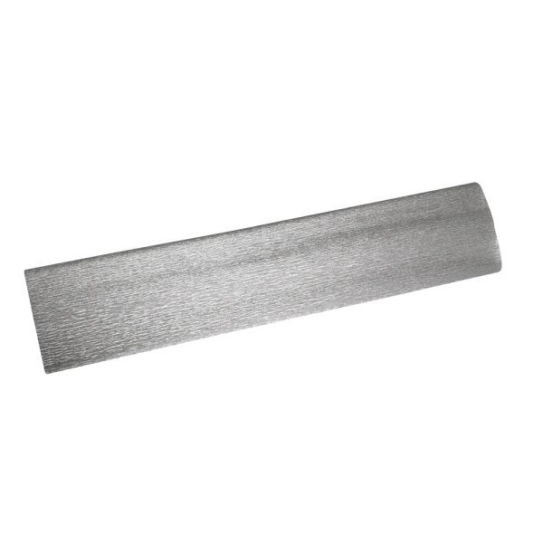 Bastel-Krepp, 250x50cm, 60g/m², Rolle eingeschweißt, silber