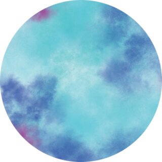 Laternenzuschnitt Transparentpapier Nebel blau, 24 St&uuml;ck, &Oslash; 17,5 cm