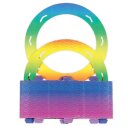 Rundlaternen Zuschnitt regenbogen aus 3D-Wellpappe, 1...