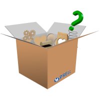 Überraschungspaket Holz und Pappmaché von Prell