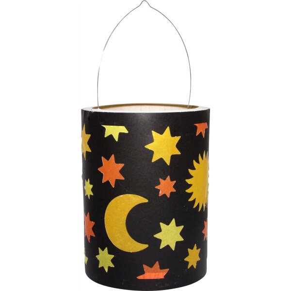 Laternen Bastelset Sonne, Mond, Sterne von Prell, 10 Stück