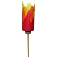 Laternen Bastelset Flamme von Prell, 10 Stück