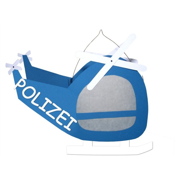 Laternen Bastelset Polizei von Prell, 4 Stück