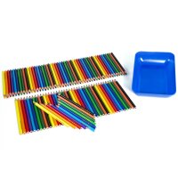 Farbstifte dick 10 x 10er-Set bunt sortiert inkl. Materialschale gratis! von Eberhard Faber