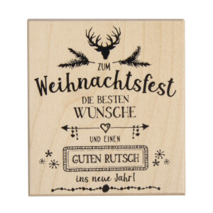 Stempel Weihnachtsfest, 8x9cm