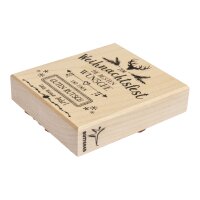 Stempel Weihnachtsfest, 8x9cm