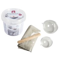 Kreativ-Beton Set Schale, 250 g Beton inkl. Zubehör, Eimer