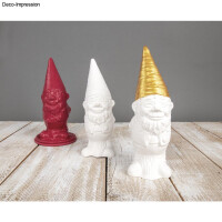 Latex Vollform-Gießform: Gartenzwerg, 8x21,5cm, Füllmenge 600g, SB-Btl 1Stück