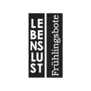 Labels Frühlingsbote,LEBENSLUST, 6x1,5cm,1,8x5,4cm, SB-Btl 2Stück