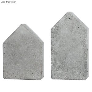 Gie&szlig;form: H&auml;user, 2 H&auml;user 13,5-16,5cm, Tiefe 3cm