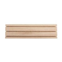 Holz Setzleiste, FSC 100%, 18x5cm, m. 3 Rillen, SB-Btl 1Stück