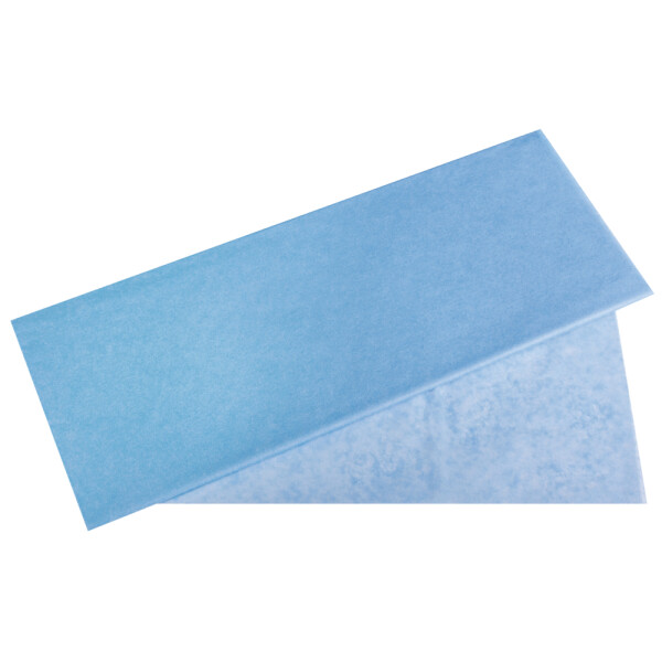 Seidenpapier, lichtecht, 50x75cm, 17g/m², farbfest, SB-Btl 5Bogen, himmelblau