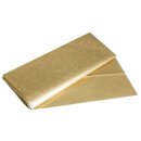 Seidenpapier Metallic, lichtecht, 50x70cm, 17g/m², farbfest, SB-Btl 3Bogen, gold