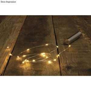 LED-Mini-Lichterkette m. Draht, 106,8cm, 20 LEDs, SB-Blisterbox 1St&uuml;ck