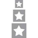 Motivstanzer Set: Sterne, 1,6cm+2,54cm+3,81cm, SB-Blister 3St&uuml;ck