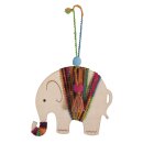 Bastelpackung: Holzh&auml;nger Elefant, 11,9x15cm,...