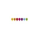 Latex-Luftballons metallic, 30cm &oslash;, farblich sortiert, SB-Btl 14St&uuml;ck
