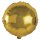 Folienballon rund, 44cm ø, SB-Btl 1Stück, gold