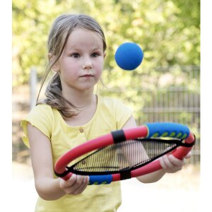 Jubiläumsangebot: NetBall Set von beleduc, 2 Ringe und 3 Bälle