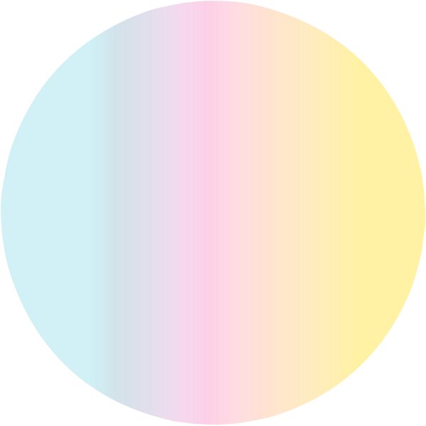 Laternenzuschnitt Transparentpapier 20 Blatt, regenbogen, rund