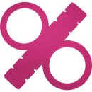 Rundlaternen Zuschnitt 1 St&uuml;ck aus Fotokarton pink