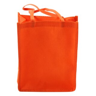 Stoffbeutel orange, 20 x 15 x 7 cm, 100 Stück