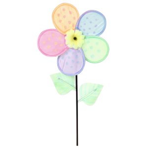 Blüten Windrad aus Nylon, 1 Stück