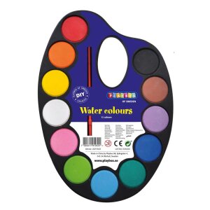 Palette mit Wasserfarben, 1 Stück