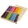 Farbstifte sechskant 180 Stück in 12 Farben sortiert