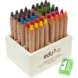 edu³ first Farbstifte Set 48 Stück in 12 Farben...