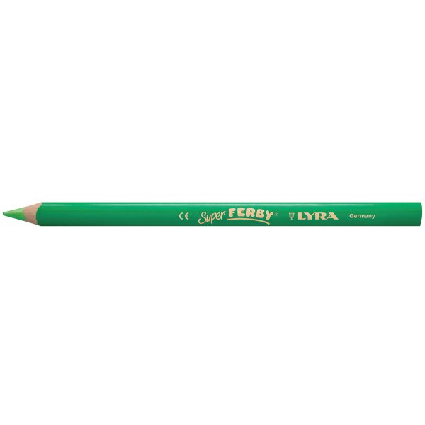 Lyra Super Ferby Farbstift, 12 Stück Apfelgrün