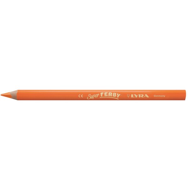 Lyra Super Ferby Farbstift, 12 Stück Neon Orange