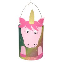Laternen Bastelset Einhorn von Prell, 5 Stück