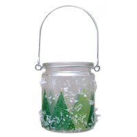 Bastelset Teelichtgläser Weihnachten von Prell, 12 Stück