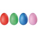 Rassel Eier 4er-Set farbig sortiert von Eduplay